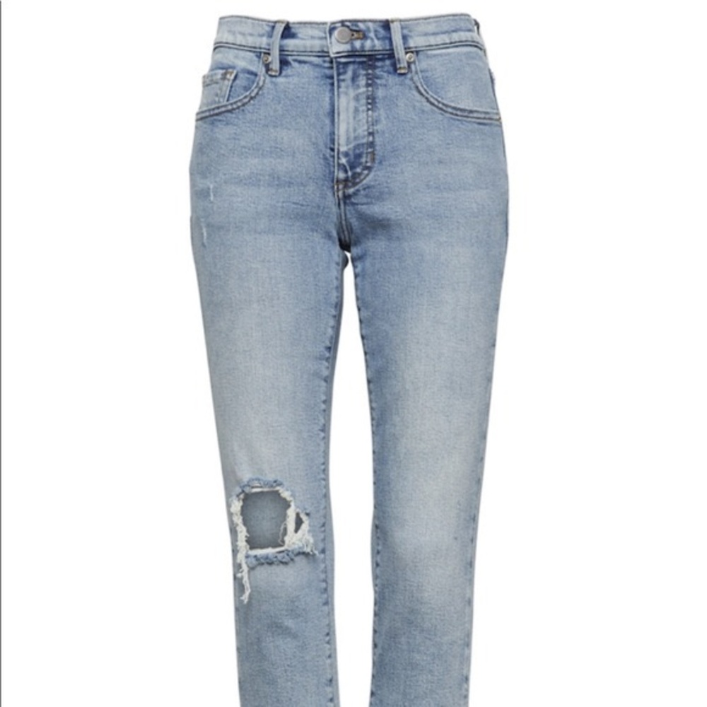 High rise straight Jean banana republic size 25